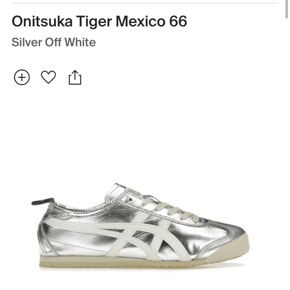 Onitsuka Tiger Mexico 66
Silver Off White